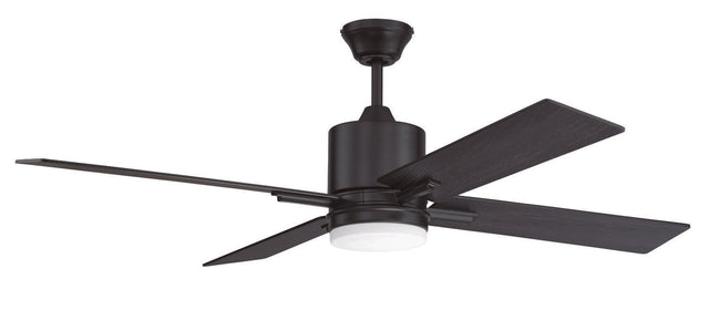Craftmade TEA52FB4 flat black ceiling fan blades included
