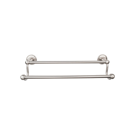Top Knobs ED9BSNA TOP BATH (R) Edwardian Bath Double 26 1/2" Wall Mounted Towel Bar Brushed Satin Nickel