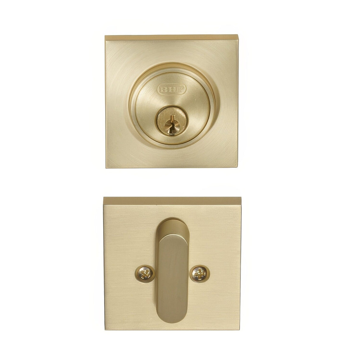 Better Home Products TIB10604SB satin brass singel cylinder deadbolt
