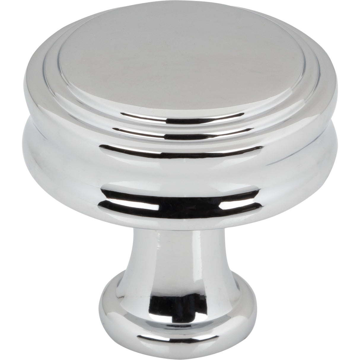 Top Knobs TK3190PC Coddington 1 1/4" Length Round Knob Polished Chrome