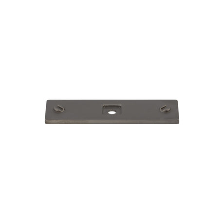 Top Knobs TK741AG Channing Knob Backplate Ash Gray