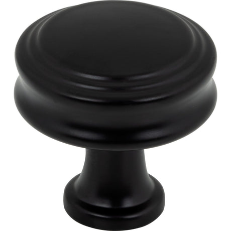 Top Knobs TK3190BLK flat black cabinet knob