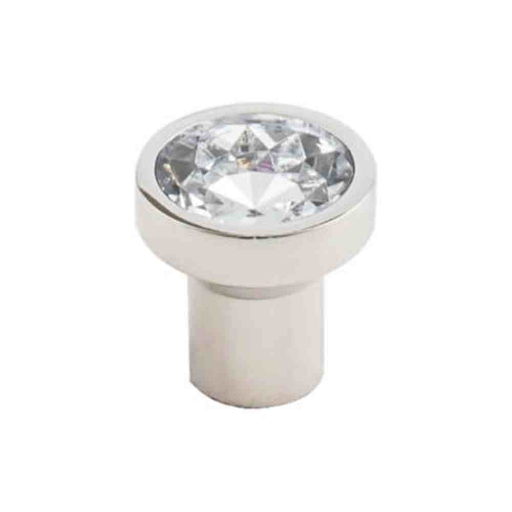 Top Knobs TK736PN polished nickel glass cabinet knob