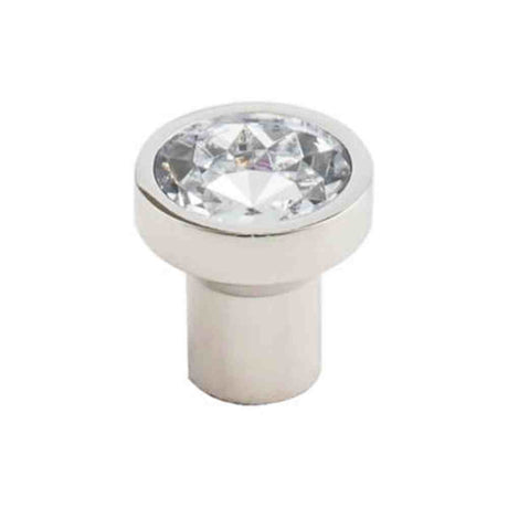Top Knobs TK736PN polished nickel glass cabinet knob