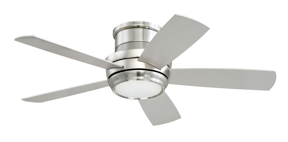 Craftmade TMPH44BNK5 brushed polished nickel ceiling fan blades included
