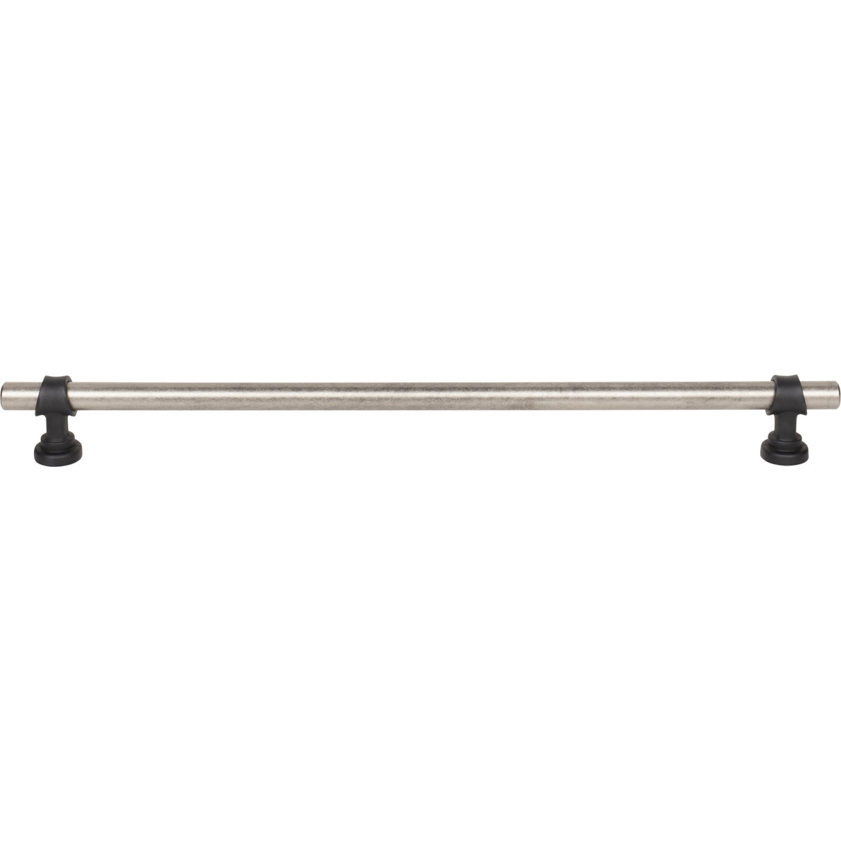 Top Knobs M2767 Bit 12" Center to Center Bar Pull Pewter Antique and Flat Black