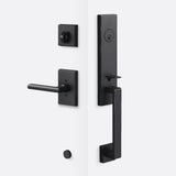 Sure-Loc TN507-LN FBL flat black single cylinder handleset with trim