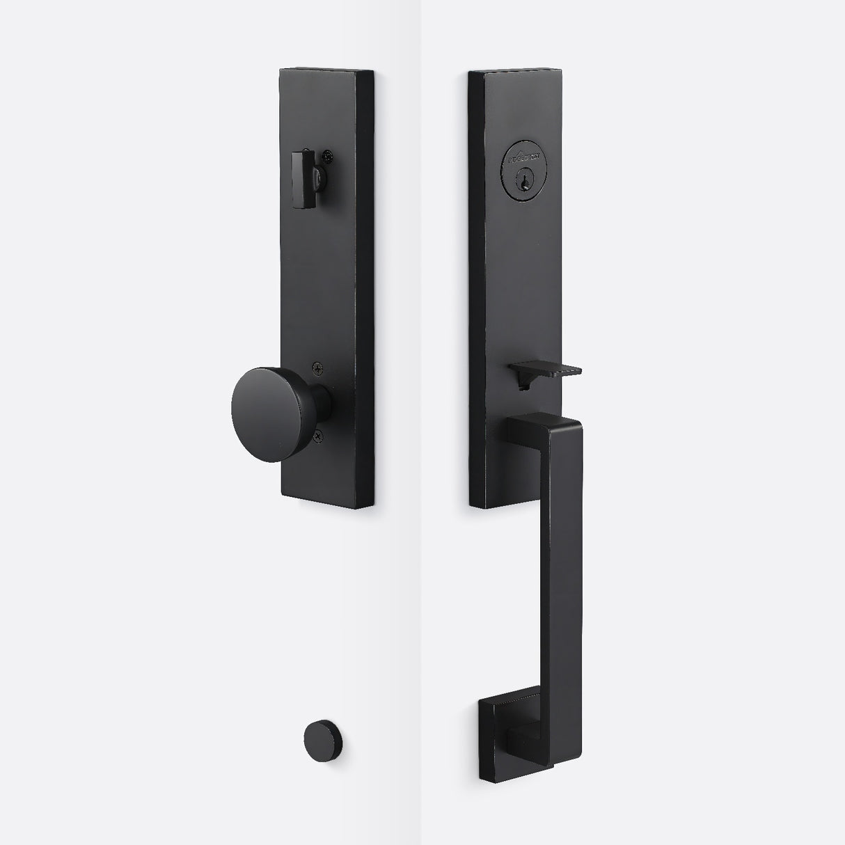 Sure-Loc TN507-ZT FBL flat black single cylinder handleset with trim