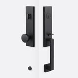 Sure-Loc TN507-ZT FBL flat black single cylinder handleset with trim