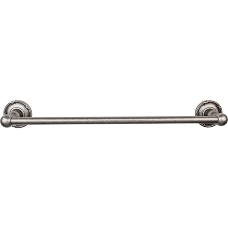 Top Knobs ED6APE TOP BATH (R) Edwardian Bath Single 20 1/2" Wall Mounted Towel Bar Antique Pewter