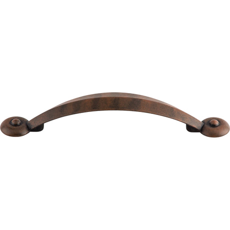Top Knobs M1237 Angle 3 3/4" Center to Center Bar Pull Patina Rouge