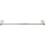 Top Knobs AQ10PN AQ10 Aqua Bath Towel Bar 30 Inch Single Polished Nickel
