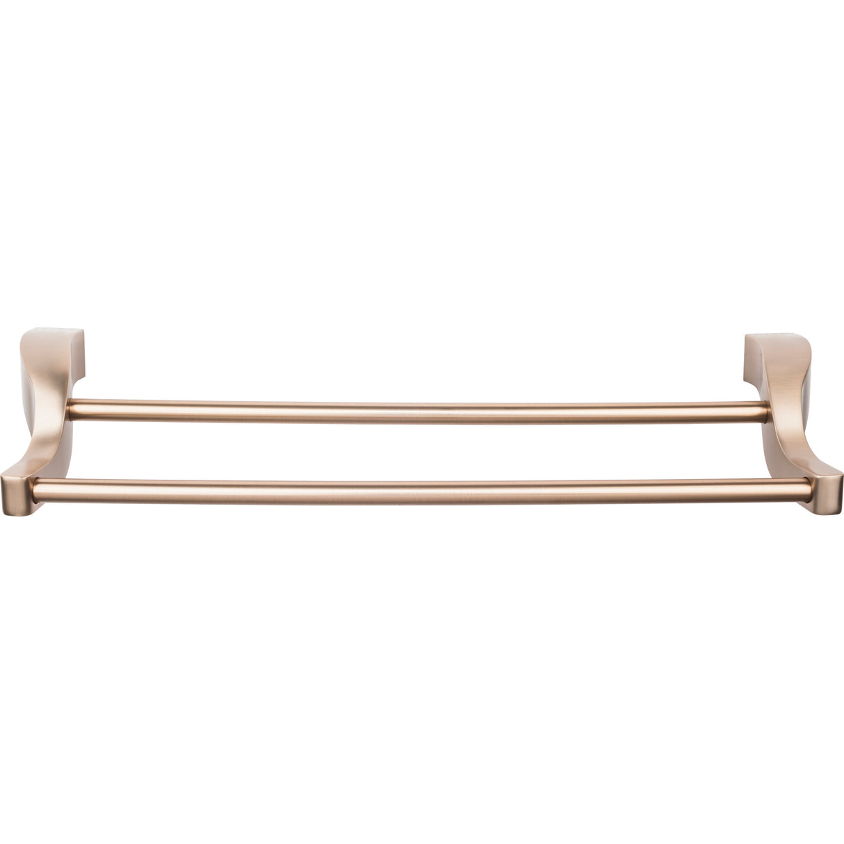 Top Knobs AQ11BB Aqua Double 31 1/4" Wall Mounted Towel Bar Brushed Bronze