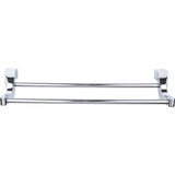 Top Knobs AQ11PC Aqua Double 31 1/4" Wall Mounted Towel Bar Polished Chrome