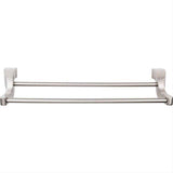 Top Knobs AQ11BSN AQ11 Aqua Bath Towel Bar 30 Inch Double Brushed Bronze Brushed Satin Nickel
