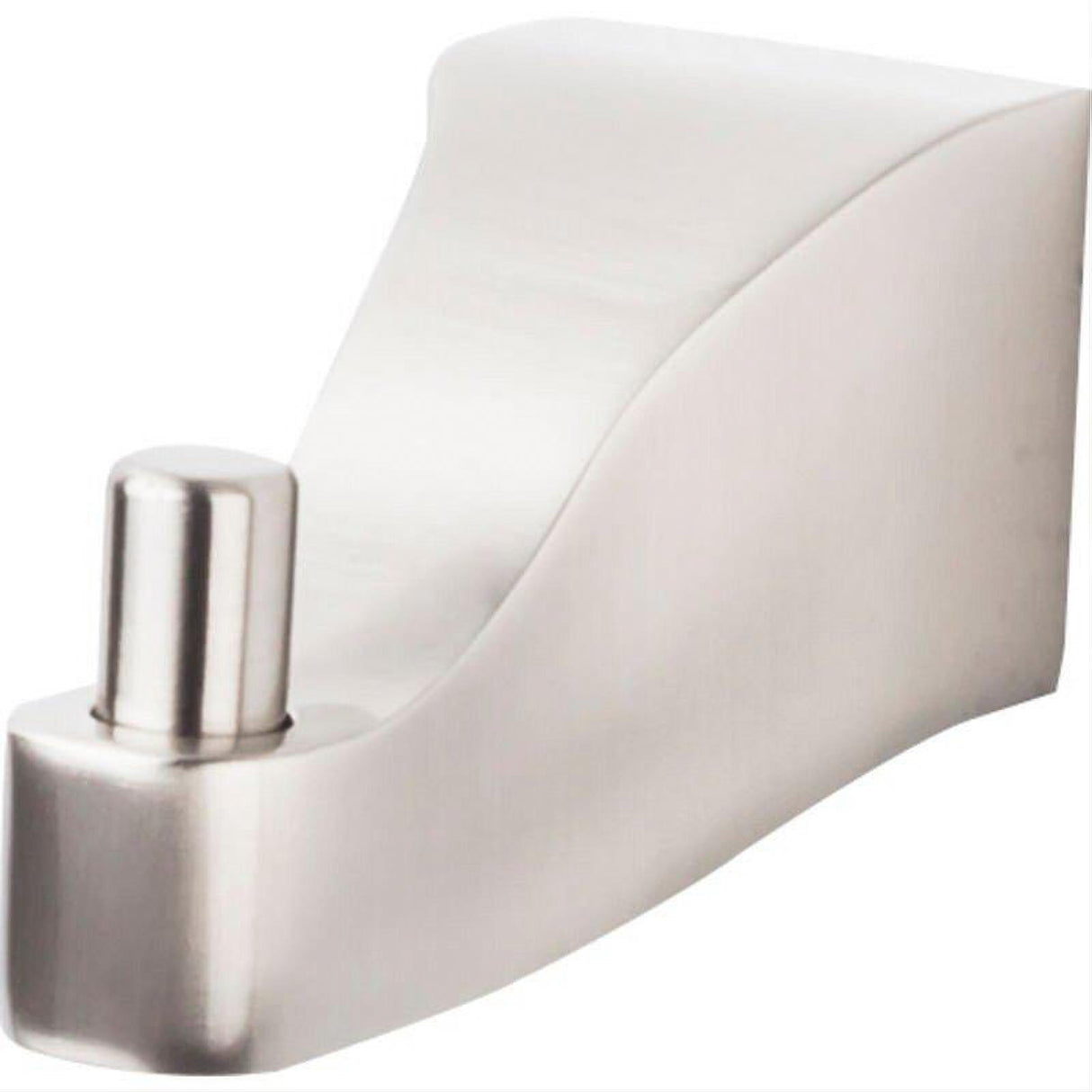 Top Knobs AQ1BSN AQ1 Aqua Bath Single Robe Hook Brushed Satin Nickel