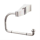 Top Knobs AQ4PN Aqua Bath Euro Toilet Paper Holder Polished Nickel