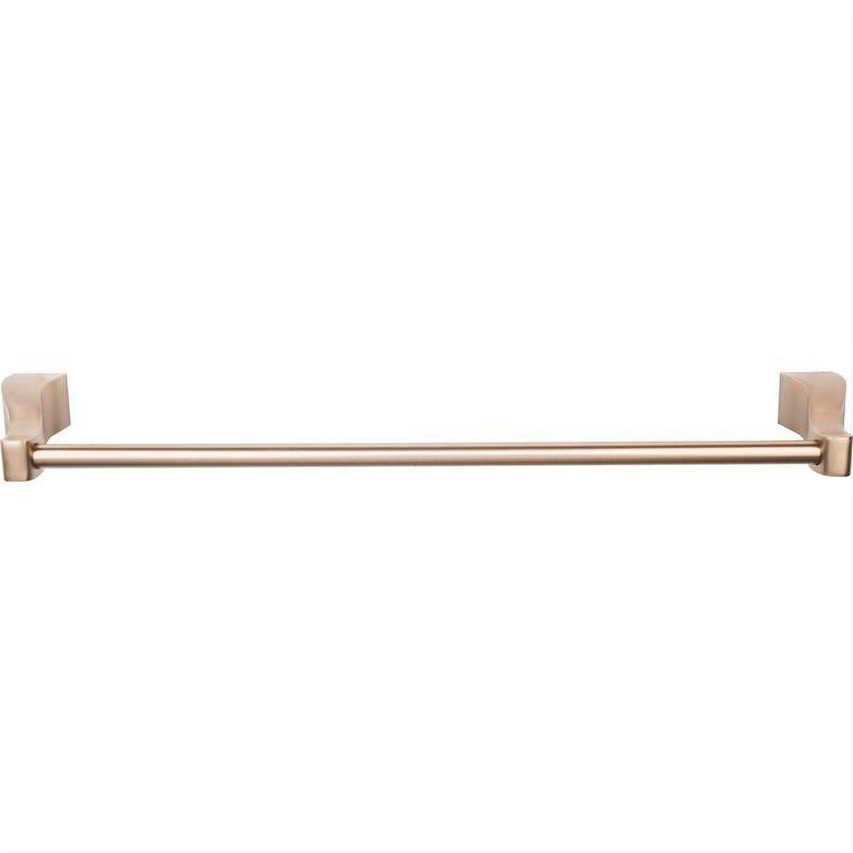 Top Knobs AQ6BB AQ6 Aqua Bath Towel Bar 18 Inch Single Brushed Bronze