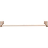 Top Knobs AQ6BB AQ6 Aqua Bath Towel Bar 18 Inch Single Brushed Bronze