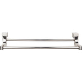 Top Knobs AQ7 Aqua Bath Towel Bar 18" Double