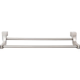 Top Knobs AQ7 Aqua Bath Towel Bar 18" Double
