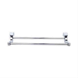 Top Knobs AQ7PC AQ7 Aqua Bath Towel Bar 18" Double Polished Chrome