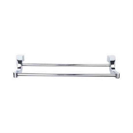 Top Knobs AQ7PC AQ7 Aqua Bath Towel Bar 18" Double Polished Chrome
