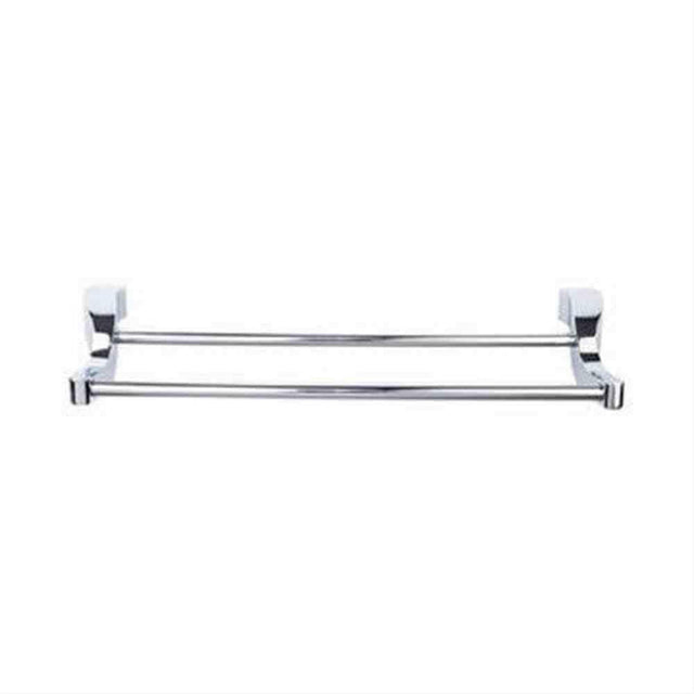 Top Knobs AQ7PC AQ7 Aqua Bath Towel Bar 18" Double Polished Chrome