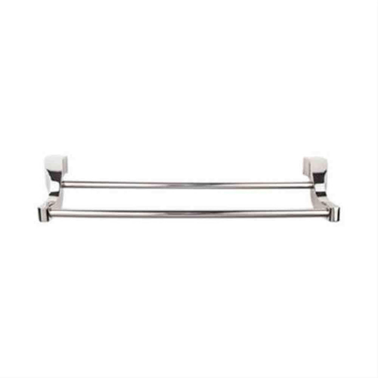 Top Knobs AQ7PN AQ7 Aqua Bath Towel Bar 18" Double Polished Nickel