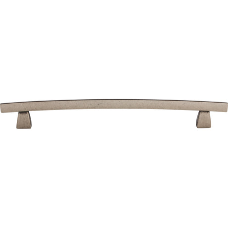 Top Knobs TK5PTA Arched 8" Center to Center Bar Pull Pewter Antique