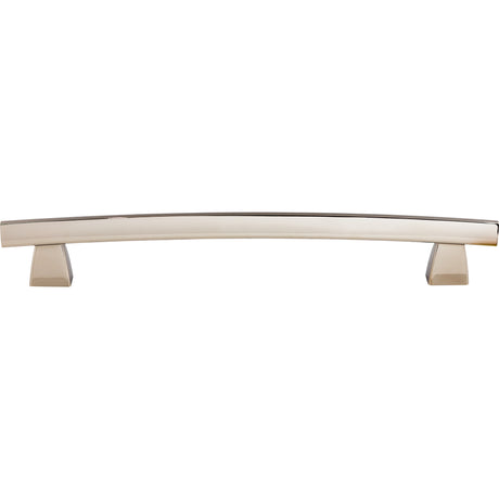 Top Knobs TK7PN Arched 12" Center to Center Appliance Pull Polished Nickel