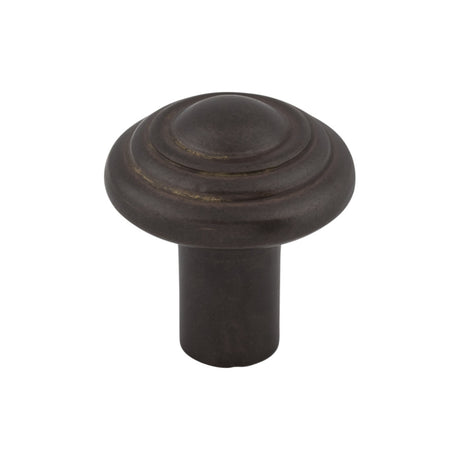 Top Knobs M1472 Aspen Button 1 1/4" Diameter Round Knob Medium Bronze