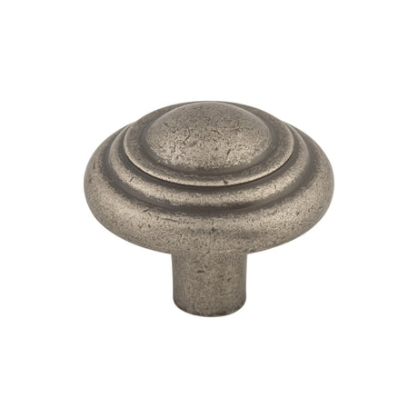 Top Knobs M1475 Aspen Button 1 3/4" Diameter Round Knob Silicon Bronze Light