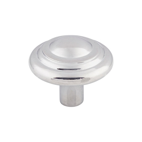Top Knobs M2036 Aspen II Button 1 3/4" Diameter Round Knob Polished Chrome