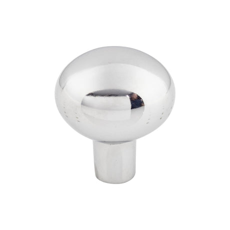 Top Knobs M2069 Aspen II Large Egg 1 7/16" Length Oval Knob Polished Chrome