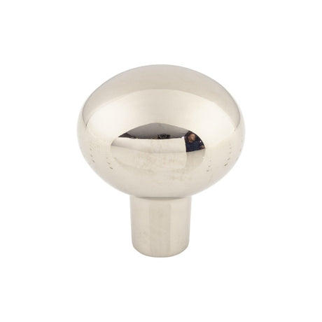 Top Knobs M2070 Aspen II Large Egg 1 7/16" Length Oval Knob Polished Nickel