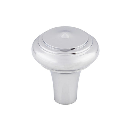 Top Knobs M2042 Aspen II Peak 1 1/4" Diameter Round Knob Polished Chrome