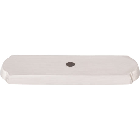 Top Knobs M2008 Aspen II Rectangle Knob Backplate Brushed Satin Nickel