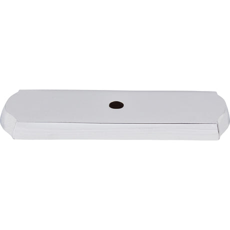Top Knobs M2009 Aspen II Rectangle Knob Backplate Polished Chrome