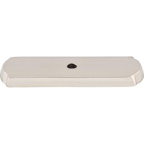 Top Knobs M2010 Aspen II Rectangle Knob Backplate Polished Nickel