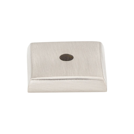 Top Knobs M2017 Aspen II Square Knob Backplate Brushed Satin Nickel