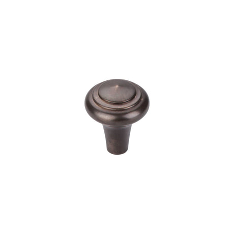 Top Knobs M1482 Aspen Peak 1" Diameter Round Knob Medium Bronze
