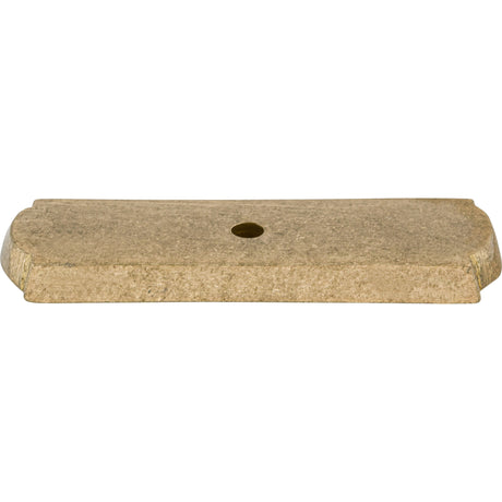 Top Knobs M1431 Aspen Rectangle Knob Backplate Light Bronze