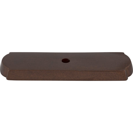 Top Knobs M1433 Aspen Rectangle Knob Backplate Mahogany Bronze