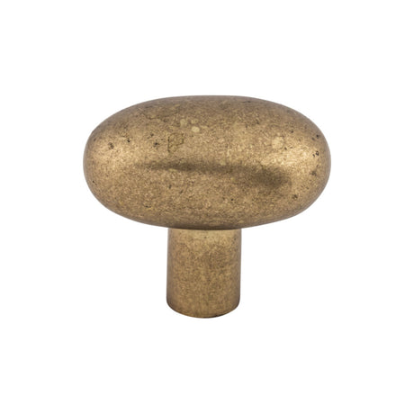 Top Knobs M1536 Aspen Small Potato 1 9/16" Length Oval Knob Light Bronze