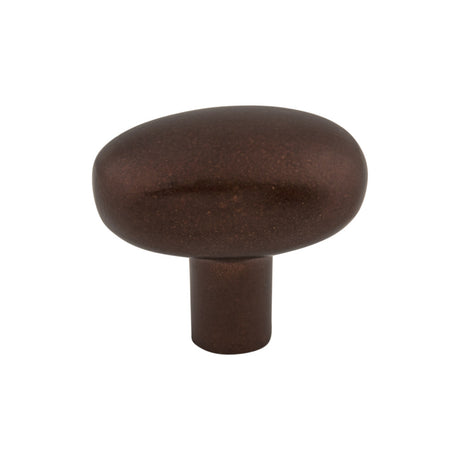Top Knobs M1538 Aspen Small Potato 1 9/16" Length Oval Knob Mahogany Bronze