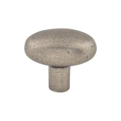 Top Knobs M1535 Aspen Small Potato 1 9/16" Length Oval Knob Silicon Bronze Light