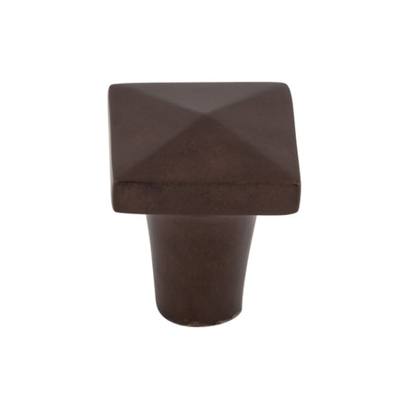 Top Knobs M1513 Aspen 7/8" Length Square Knob Mahogany Bronze