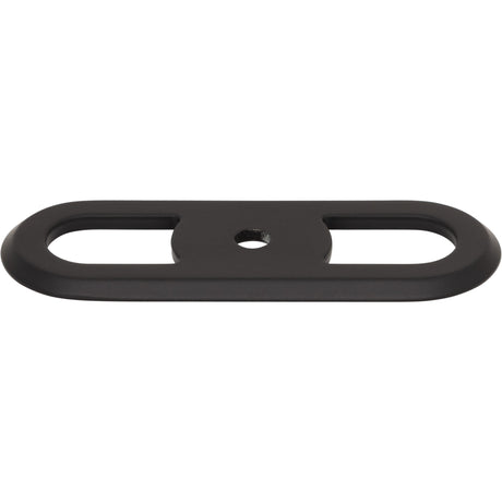 Top Knobs TK3351BLK Brockwell 2 3/4" Center to Center Pull Backplate Flat Black