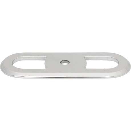Top Knobs TK3351PC Brockwell 2 3/4" Center to Center Pull Backplate Polished Chrome